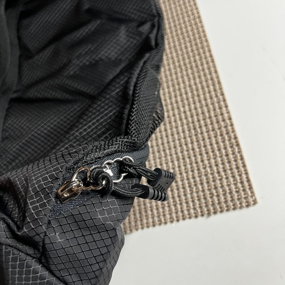 Paco Rabanne Invictus Black Ripstop Drawstring Backpack Gym Bag Rabanne Logo - Picture 3 of 8
